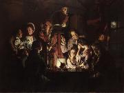 Joseph Wright The Experiment with the Aipump (mk22) china oil painting reproduction